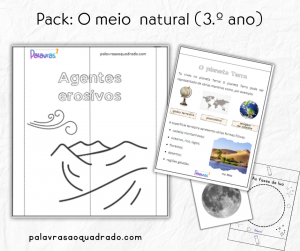 FB - Pack Vamos conhecer o nosso planeta! Pack - O meio natural (3.º ano)