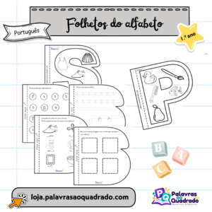 Folhetos do alfabeto