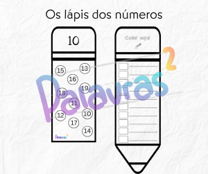 Packs – capas para a loja (1) Os lápis dos números (mini flipbooks)