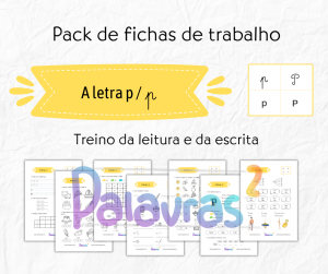 Pack - Letra p - fichas de trabalho