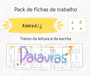 Pack – Letra d – fichas de trabalho