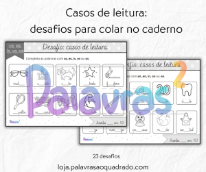 Casos de leitura: desafios para colar no caderno