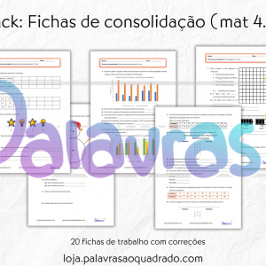 Fichas de consolidação - 4.º ano MAT