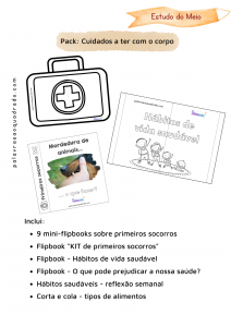 Pack: Cuidados a ter com o corpo