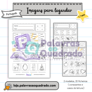 Imagens para legendar: consoantes e casos de leitura