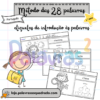 Método das 28 palavras - etiquetas de introdução às palavras