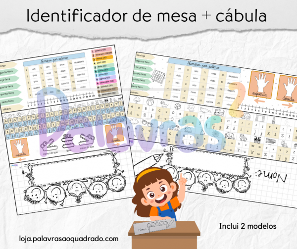 Identificador de mesa + cábula