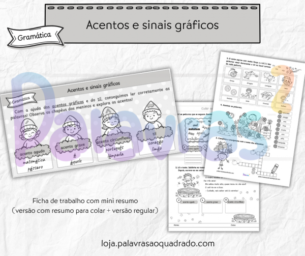 Acentos e sinais gráficos