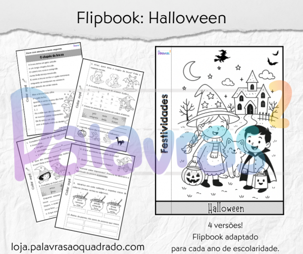 Halloween - O chapéu da bruxa (flipbook)