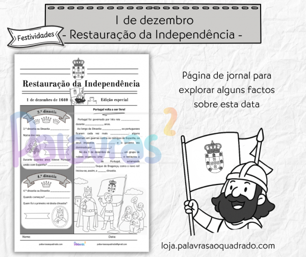 Página de jornal - 1 de dezembro