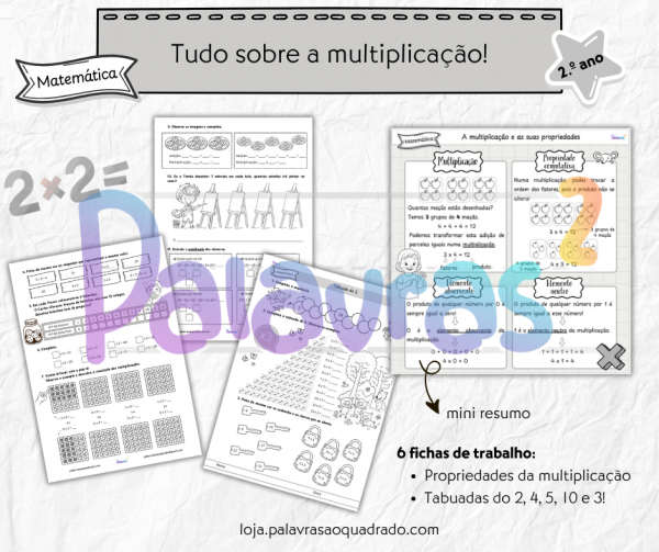 Tudo sobre a multiplicação! (2.º ano)