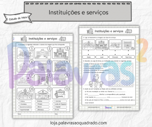 Institui&ccedil;&otilde;es e servi&ccedil;os