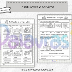 Instituições e serviços