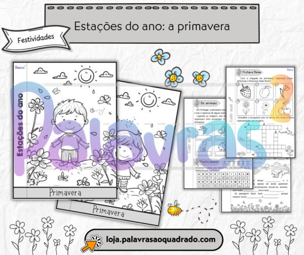Estações do ano: a primavera (flipbook)