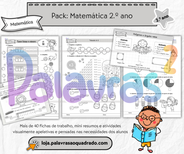 Pack Matemática 2.º ano