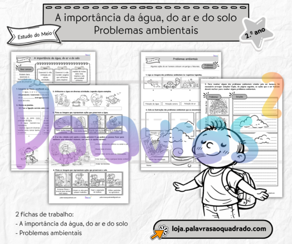 A importância da água, do ar e do solo