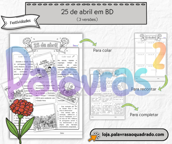 25 de abril em BD