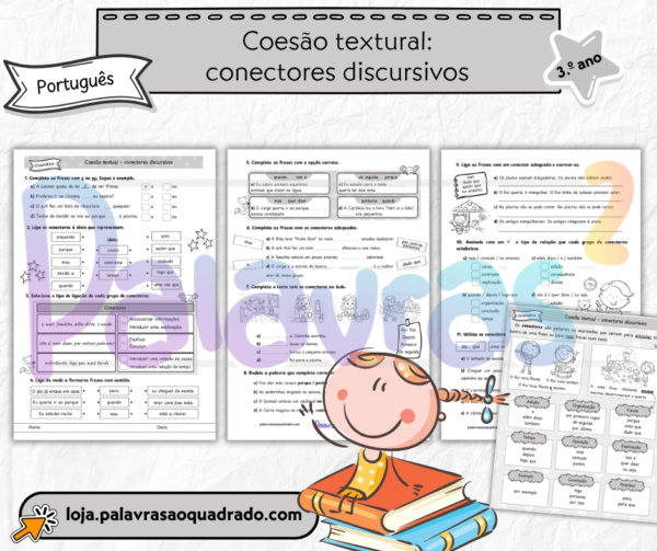 3.º ano - Coesão textual (conectores discursivos)