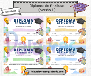 Diplomas de finalista (versão 1)
