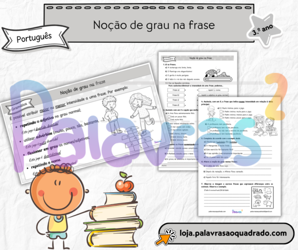 3.º ano - Noção de grau na frase