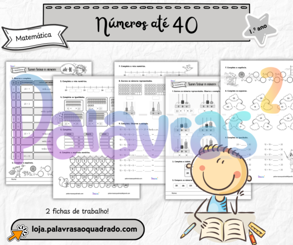 1.º ano - Números até 40