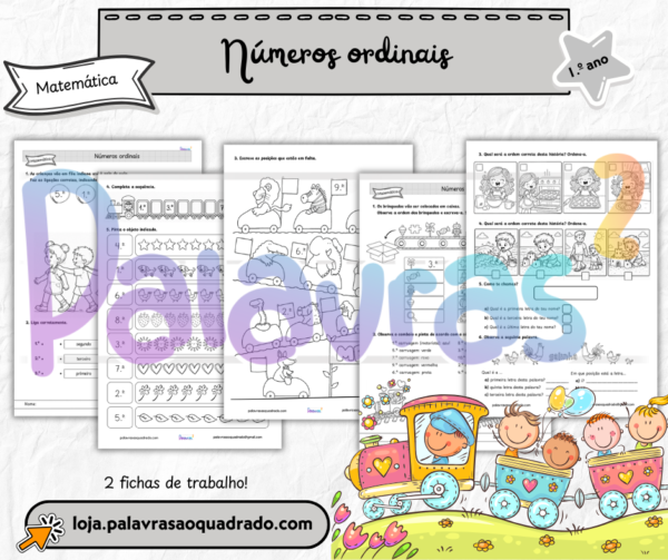 1.º ano - Números ordinais