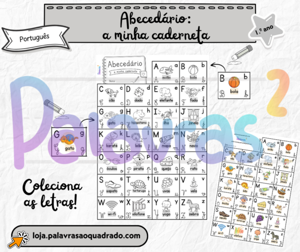 Abecedário: a minha caderneta