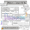Palavra/N.&ordm; do dia - Para colar no caderno