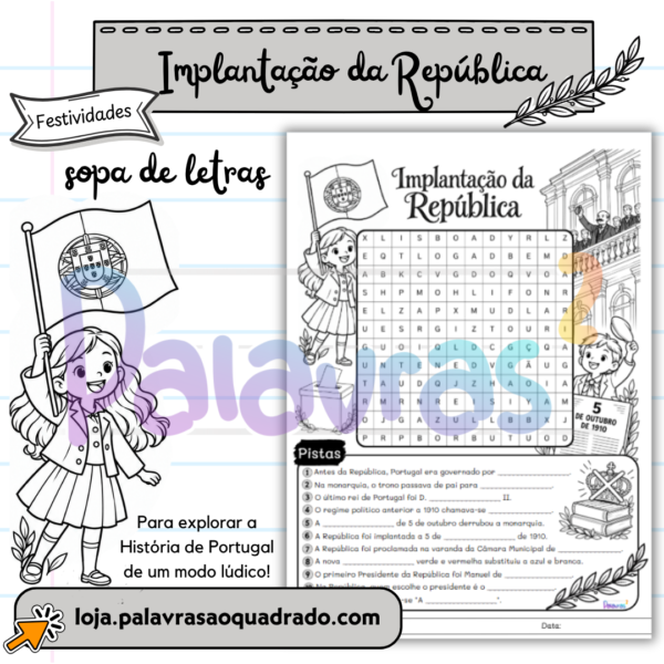 5 de outubro - sopa de letras