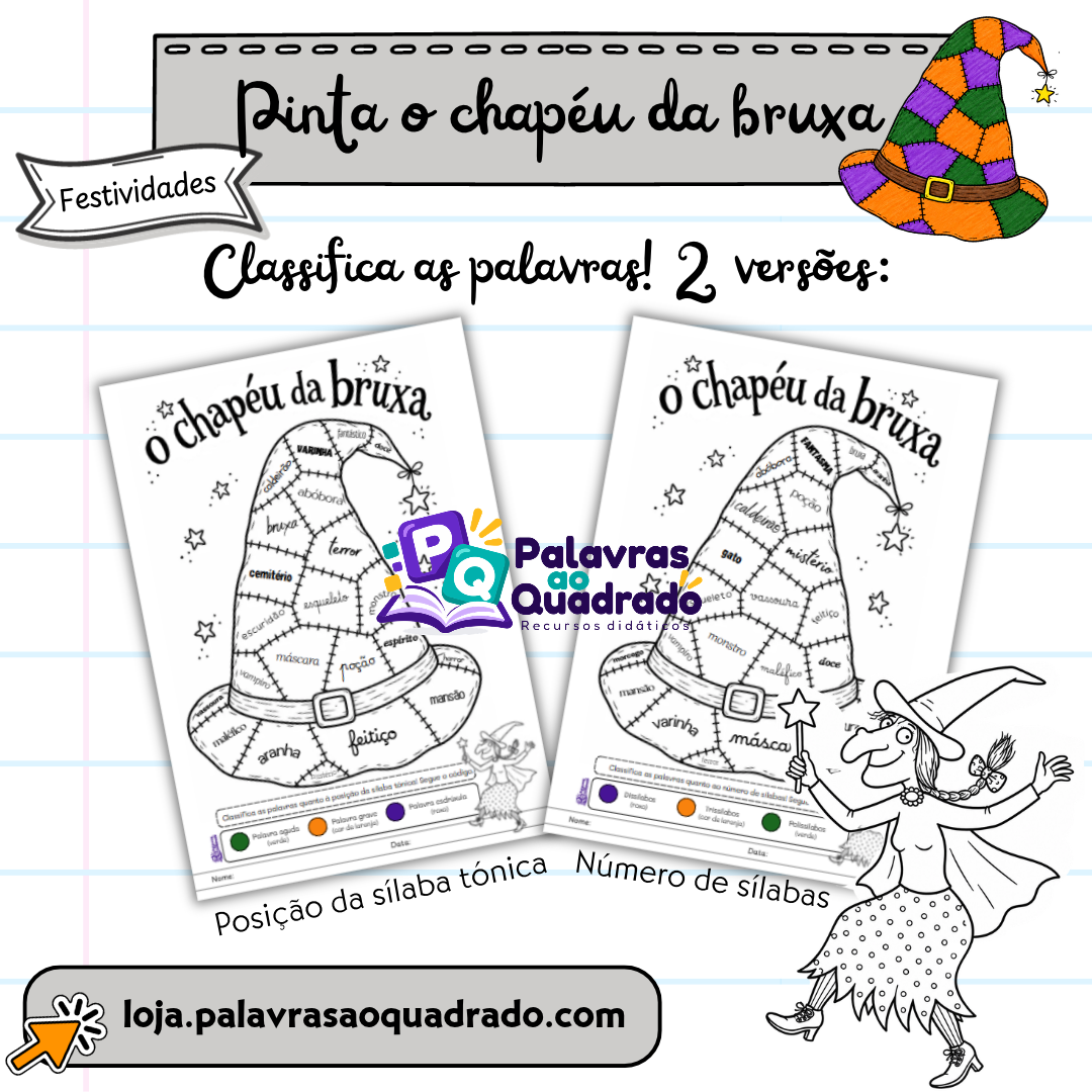 FB pub geral (43) Pinta o chapéu da bruxa